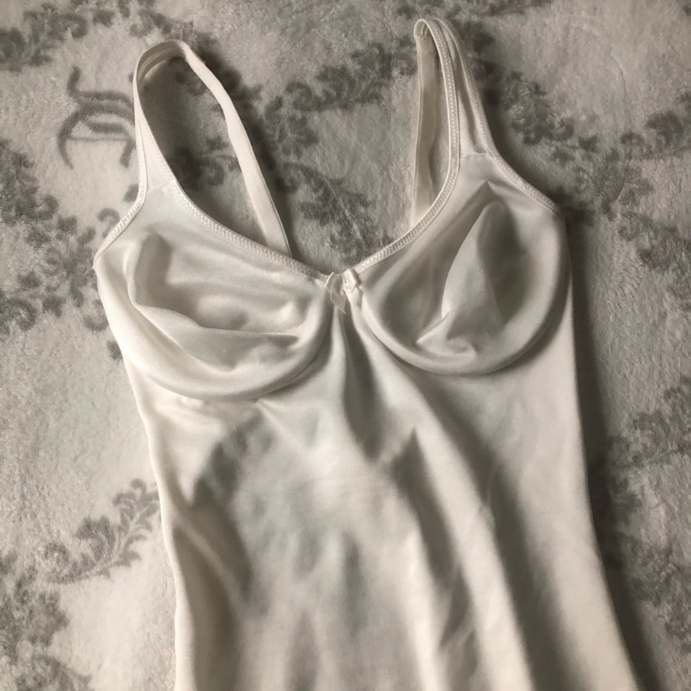 white bodycon lingerie